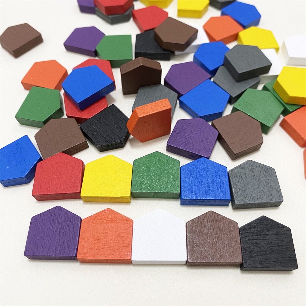 50 pieces 16*16MM Colorful Woo - Board Game Catan ulasan dan harga